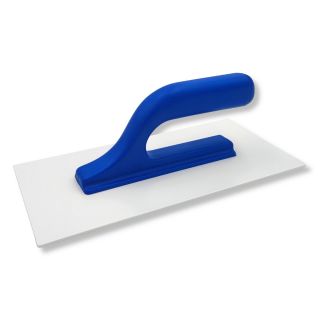 Glättekelle Kunststoff ABS - Blatt aus Kunststoff (ABS)- Blattstärke: 3mm- handlicher Kunststoffgriff- schlag-/ und bruchsicher- 270x130mm