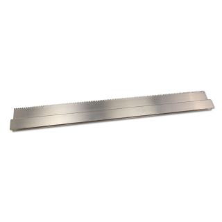 Aluminium H-Profil Kartätsche mit Dreieckszahnung - Länge: 120cm