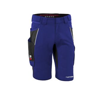 Grizzly - Shorts IRON kornblau/schwarz vorne