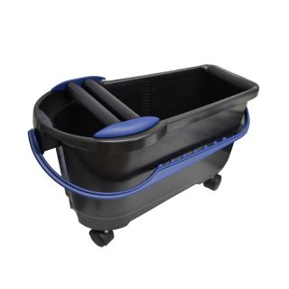 HUFA Profi-Clean Waschbox 24l inkl. Räder + Doppelrollen geschlossen